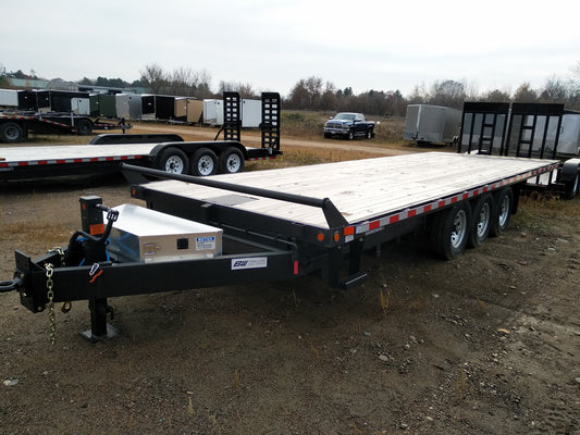 2023 CANADA TRAILERS ETL824-21KTR Electric Load Trailer 8x24ft 21000 lbs GVWR #58937