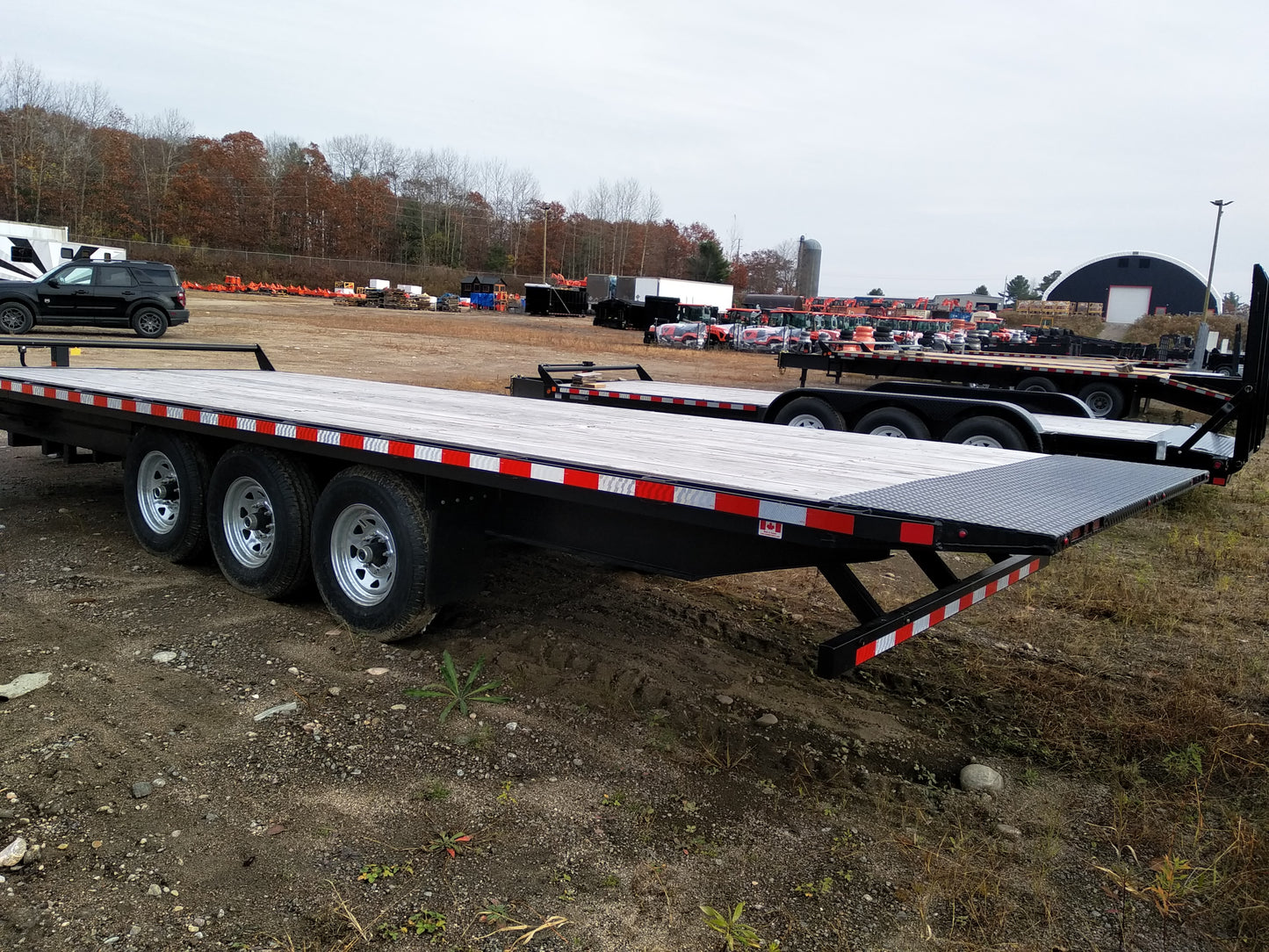 2023 CANADA TRAILERS ETL824-21KTR Electric Load Trailer 8x24ft 21000 lbs GVWR #58937