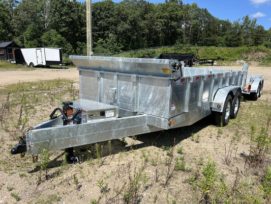 2025 Galvanized Dump Trailer (DT8316-14K), 8'x16', GVWR: 14,000lbs, #64993