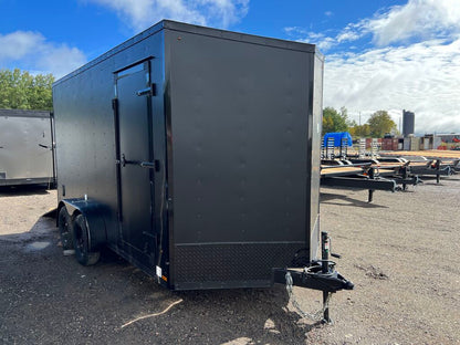 2022 US Cargo ULAFT714TA2 Steel Enclosed Trailer 7x14ft 7000lbs GVWR #85351