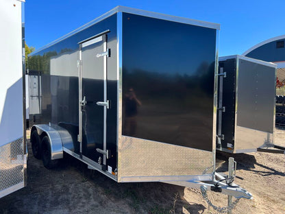 2023 Amera-Lite ALDR716TA2 Aluminum Enclosed Trailer 7x16ft 7000lbs GVWR #85434