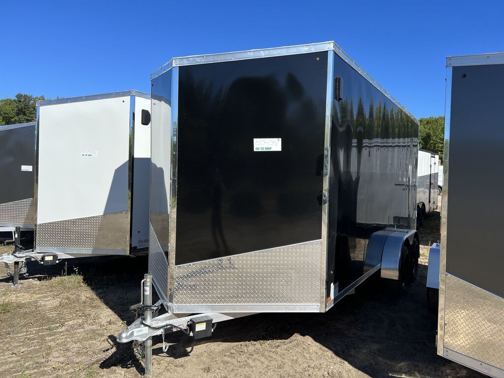 2023 Amera-Lite ALDR716TA2 Aluminum Enclosed Trailer 7x16ft 7000lbs GVWR #85434