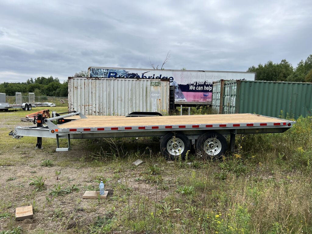 2022 CANADA TRAILERS SD18-10K Float Straight Deck Trailer 8.5x18ft 9900lbs GVWR #51854