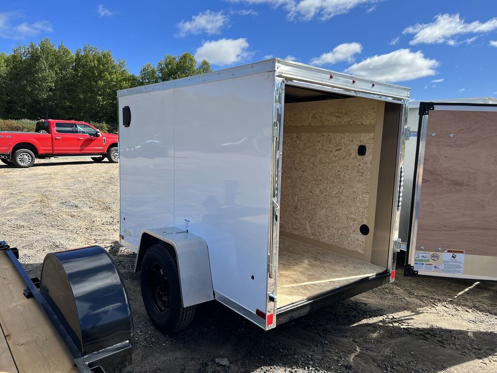 2023 US Cargo ULAFTX58SA Barn Door Enclosed Trailer 5x8ft 2990lbs GVWR #85420