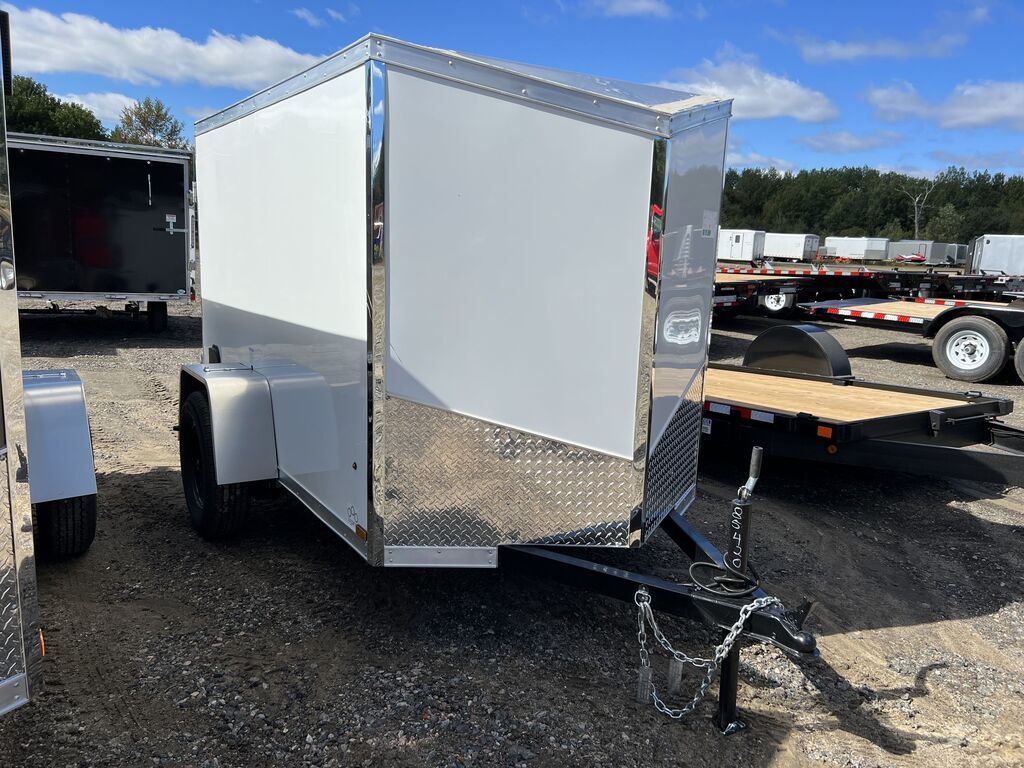 2023 US Cargo ULAFTX58SA Barn Door Enclosed Trailer 5x8ft 2990lbs GVWR #85420