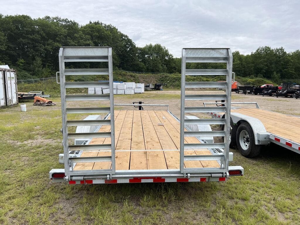 2022 CANADA TRAILERS CE718-10K Galvanized Equipment Trailer 7x18ft 9900lbs GVWR #51841