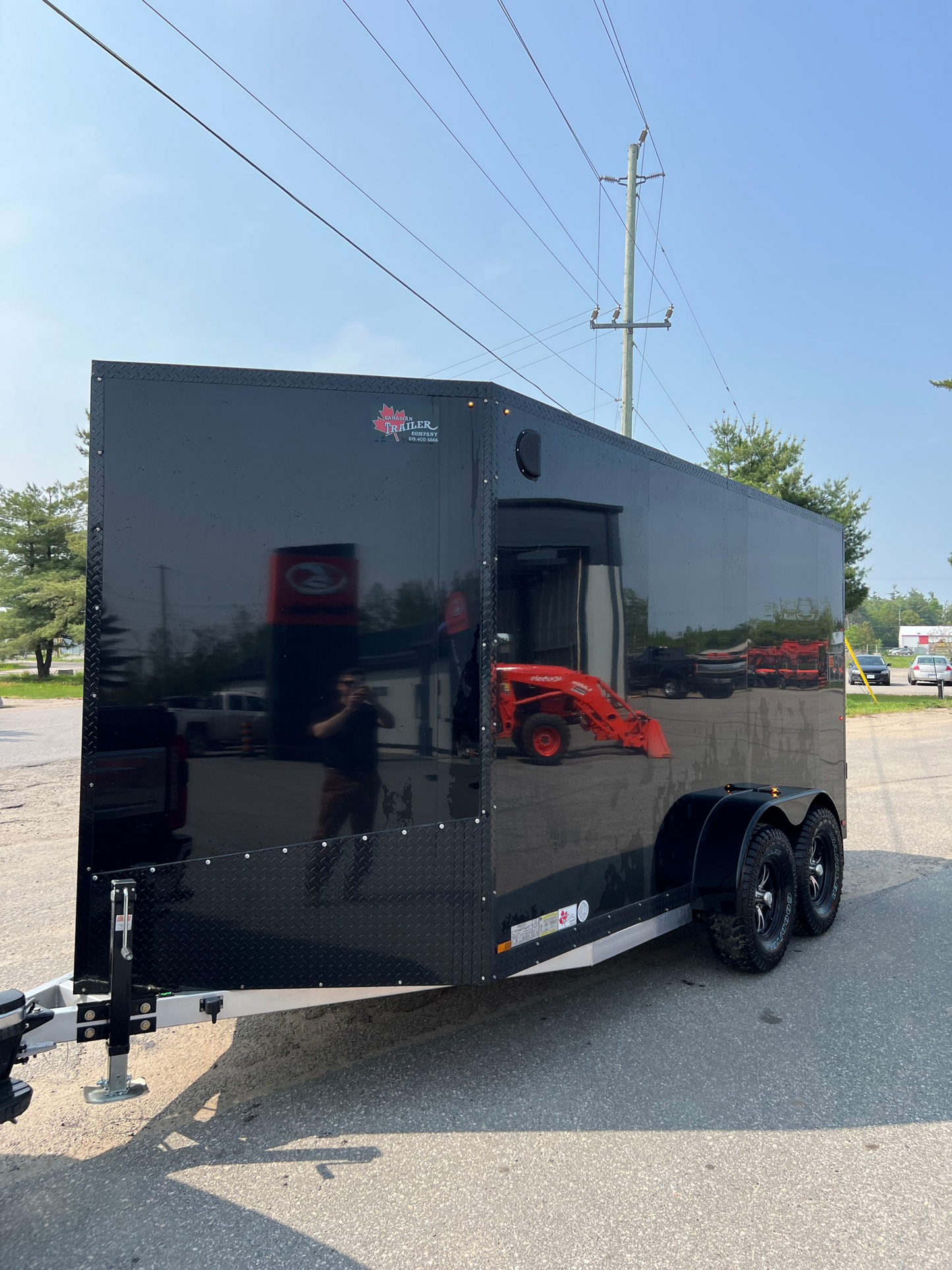 2024 Enclosed Aluminum Trailer, 7'x14', GVWR: 7,000lbs, #15749