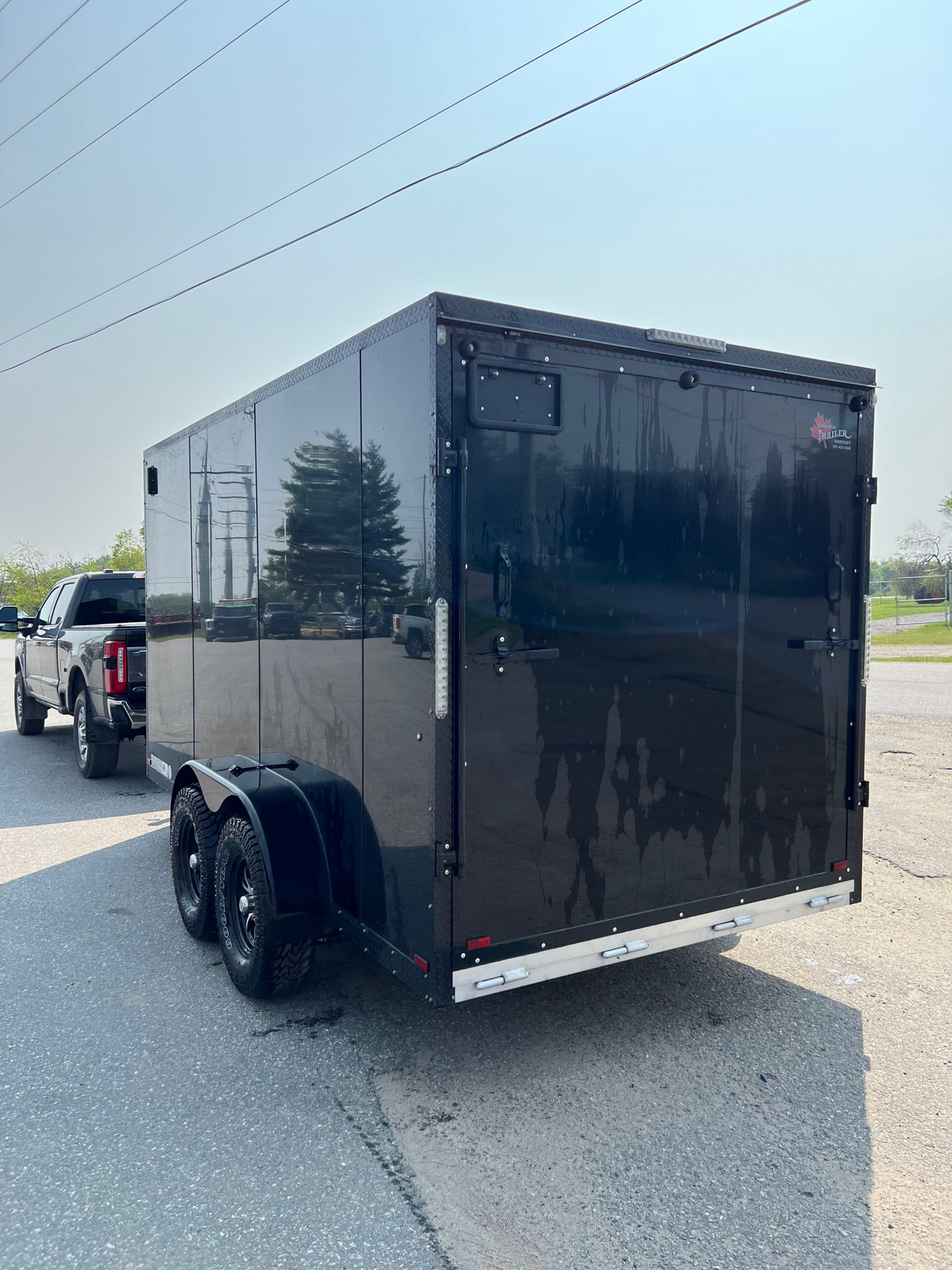 2024 Enclosed Aluminum Trailer, 7'x14', GVWR: 7,000lbs, #15749