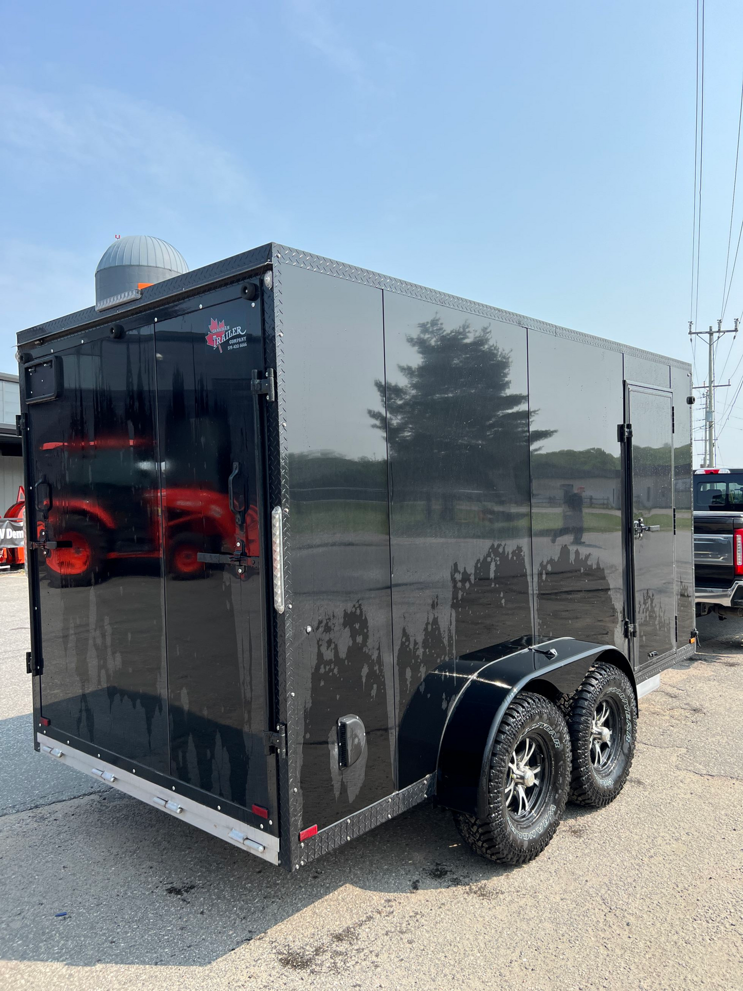 2024 Enclosed Aluminum Trailer, 7'x14', GVWR: 7,000lbs, #15749