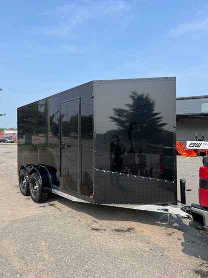 2024 Enclosed Aluminum Trailer, 7'x14', GVWR: 7,000lbs, #15749