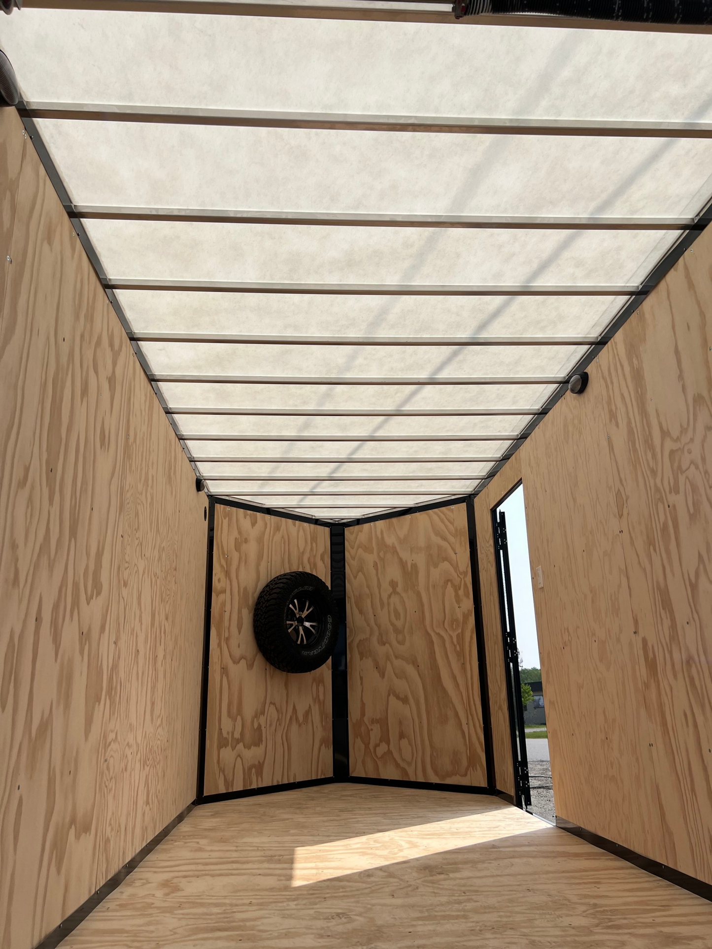 2024 Enclosed Aluminum Trailer, 7'x14', GVWR: 7,000lbs, #15749