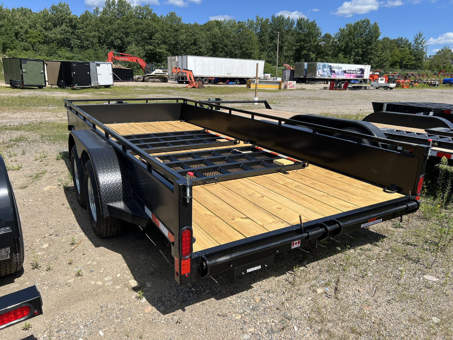 2026 Utility Trailer + full width ramp(UT716-10K), 7'x16', GVWR: 9,900lbs, #64995