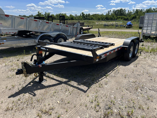 2025 Equipment Trailer with Powder Coat (CE716-14K), 7'x16; GVWR: 14,000 lbs, #6500