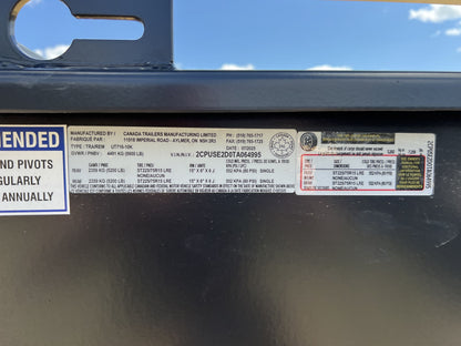 2026 Utility Trailer + full width ramp(UT716-10K), 7'x16', GVWR: 9,900lbs, #64995