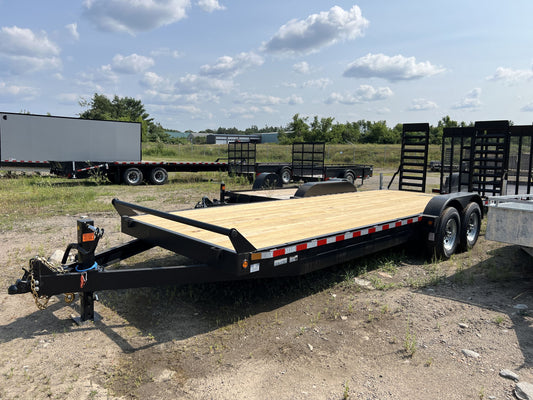 2025 Car Hauler Trailer w/ Powder Coat (CE722-14K), 22'x17', GVWR: 14,000lbs, #64720