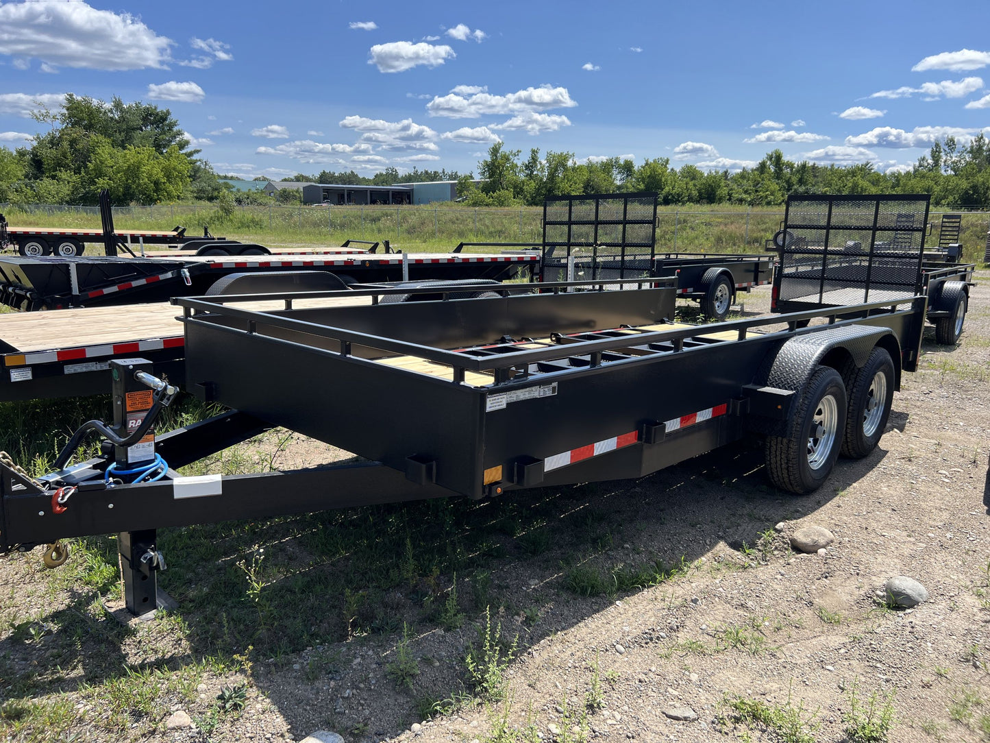 2026 Utility Trailer + full width ramp(UT716-10K), 7'x16', GVWR: 9,900lbs, #64995