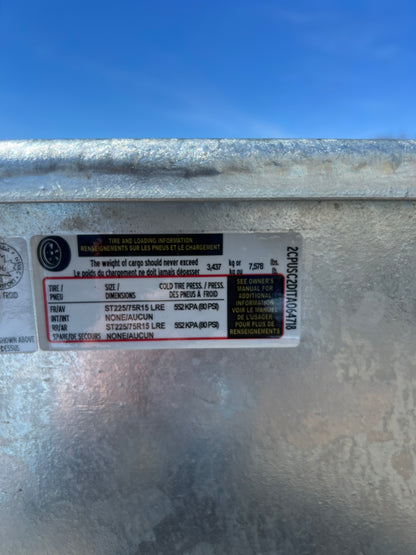 2026 Utility Trailer (UT714-12K), 7 x 14, GVWR 9,900lbs, #64718