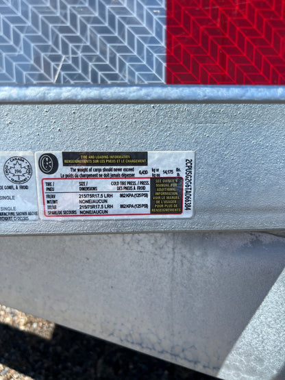 2026 Cargo Equipment Trailer (CE720-16K), 20 x 7, GVWR: 17, 280lbs, #66384