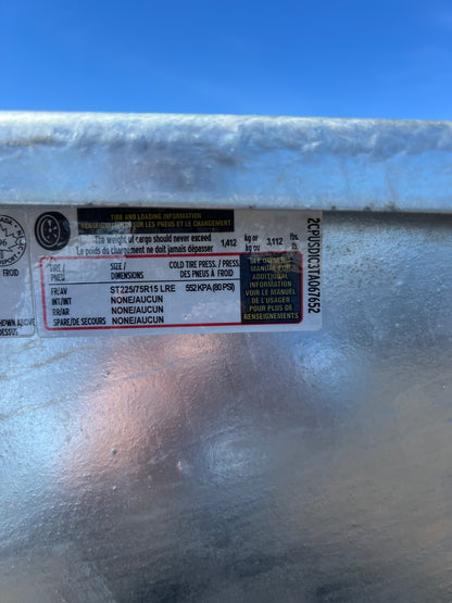2026 Utility Trailer (UT714-5K), 7 x 14, GVWR: 5, 000lbs, #67652