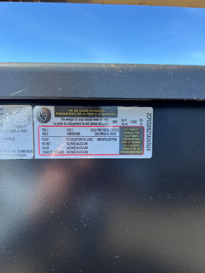 Utility Trailer, 14 by 7ft, Canada Trailers