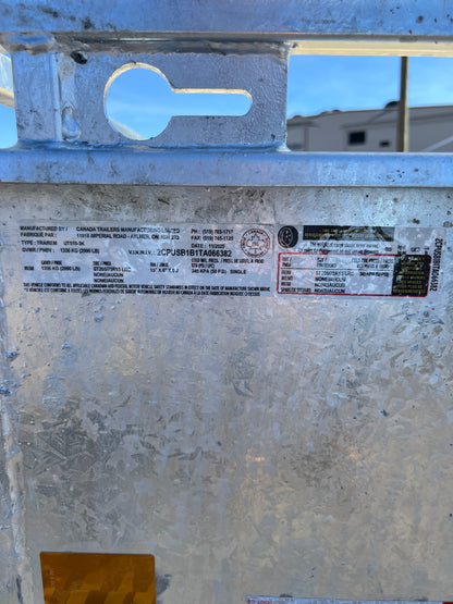 Utility Trailer, 10 by 5 ft, Canada Trailers