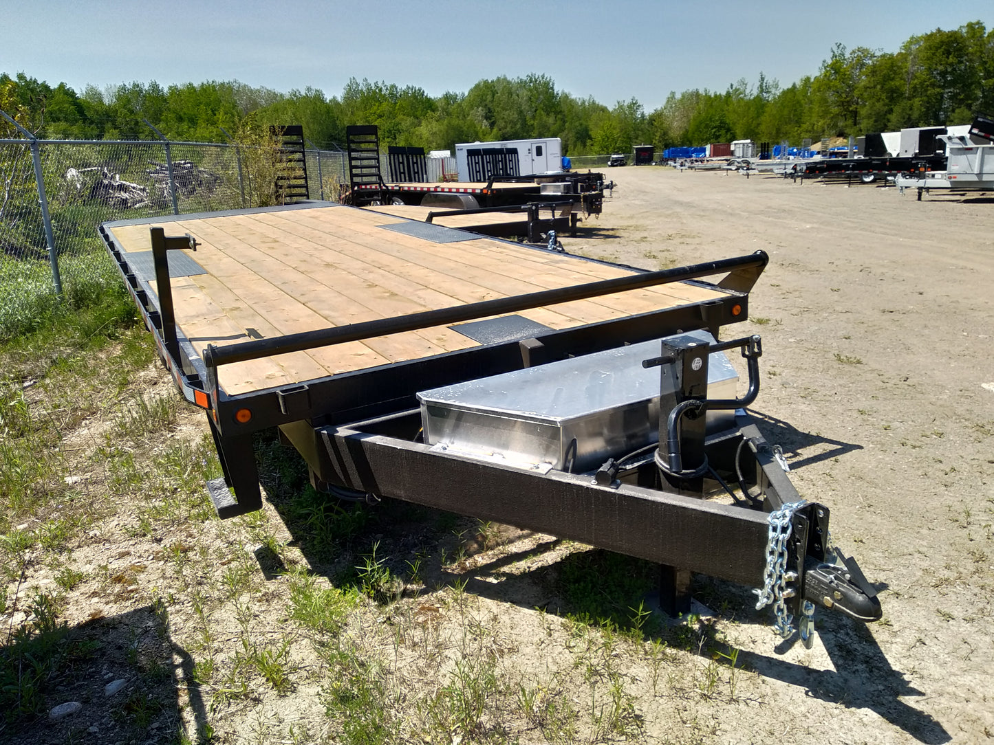 2023 CANADA TRAILERS ETL822-14K Electric Tilt Trailer 8x22ft 14000lbs GVWR #55753