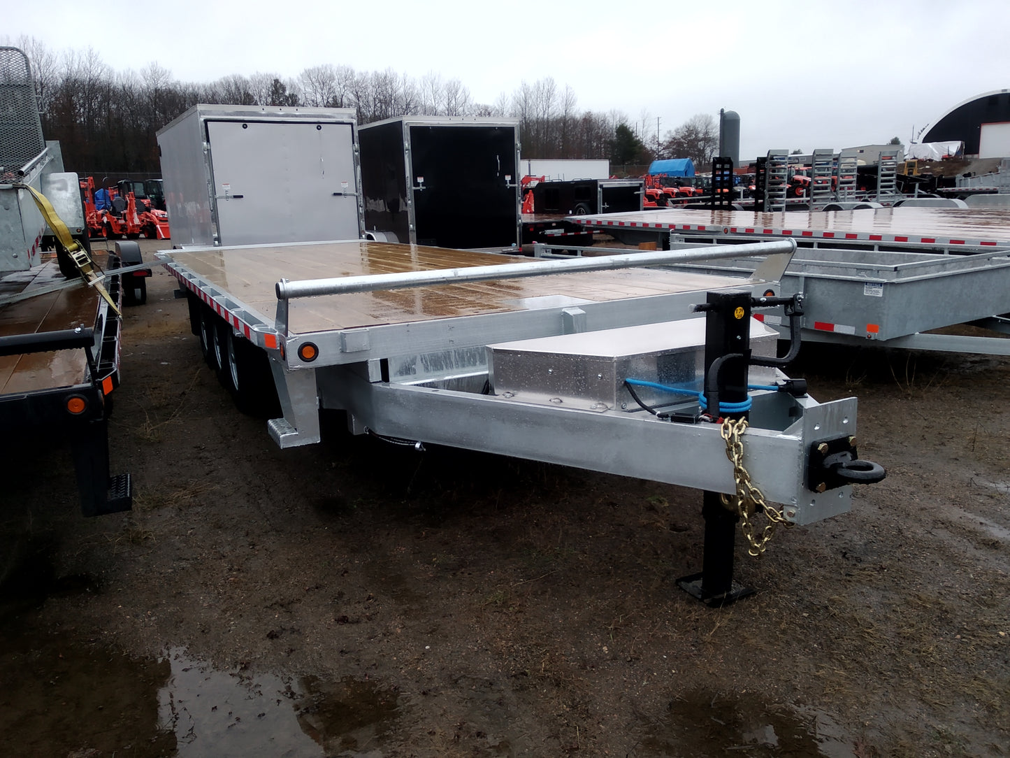 2024 CANADA TRAILERS ETL824-21KTR Electric Tilt Load Trailer 8x24 ft 21,000 lbs GVWR #58145