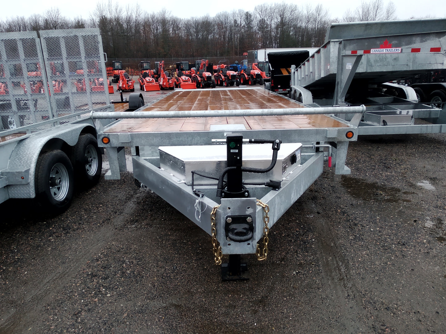 2023 CANADA TRAILERS ETL824-21KTR Electric Tilt Trailer 8x24ft 21000 lbs GVWR #57272