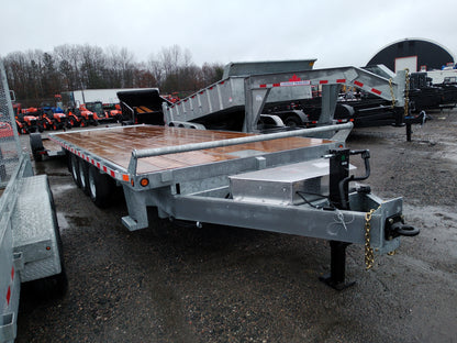 2023 CANADA TRAILERS ETL824-21KTR Electric Tilt Trailer 8x24ft 21000 lbs GVWR #57272