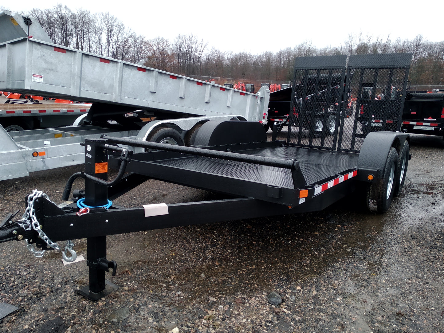 2024 CANADA TRAILERS SL714-14K Scissor Lift Trailer 7x14 ft 14,000 lbs GVWR #57890