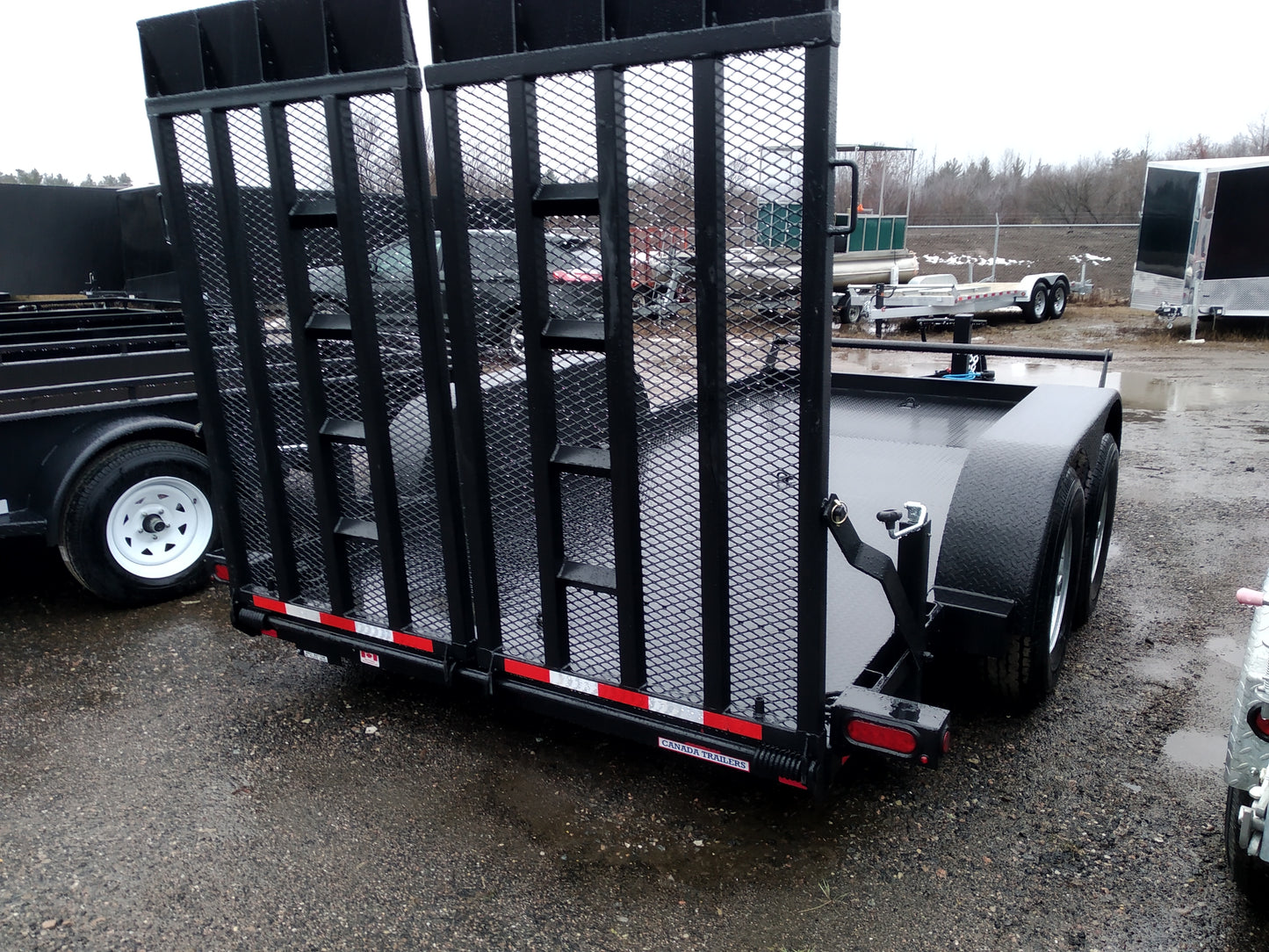 2024 CANADA TRAILERS SL714-14K Scissor Lift Trailer 7x14 ft 14,000 lbs GVWR #57890