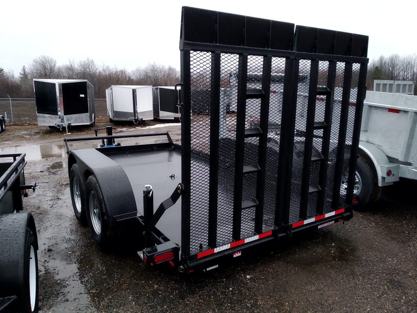 2024 CANADA TRAILERS SL714-14K Scissor Lift Trailer 7x14 ft 14,000 lbs GVWR #57890