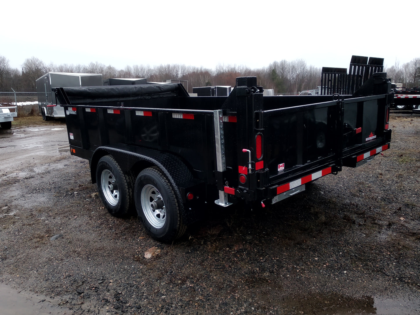 2024 CANADA TRAILERS DT8312-10K Dump Trailer with Ramp Kit 7x12 ft 10,000 lbs GVWR #57892