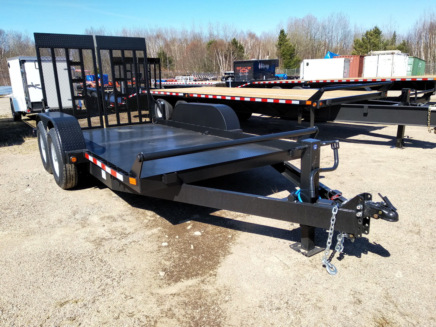 2024 CANADA TRAILERS SL714-14K Scissor Lift Tandem Axle 7x14 ft 14000 lbs GVWR #59074