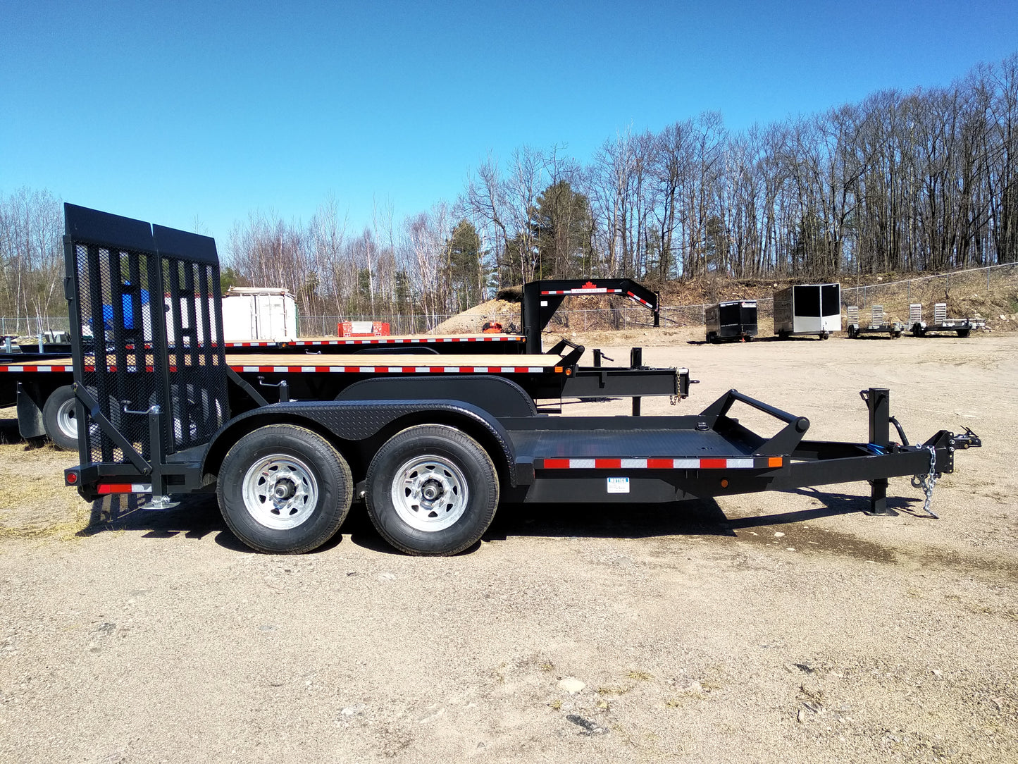 2024 CANADA TRAILERS SL714-14K Scissor Lift Tandem Axle 7x14 ft 14000 lbs GVWR #59074