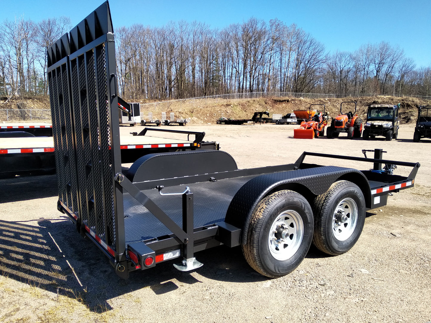 2024 CANADA TRAILERS SL714-14K Scissor Lift Tandem Axle 7x14 ft 14000 lbs GVWR #59074