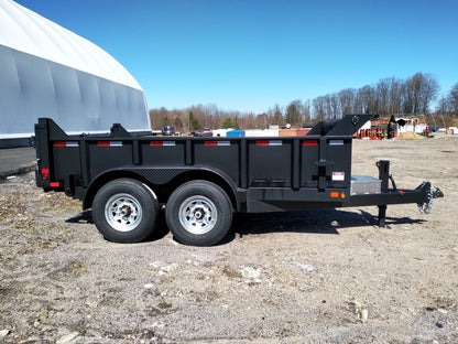 2024 CANADA TRAILERS DT6.512-14K Ramp Kit Dump Trailer 6.5x12 ft 14,000 lbs GVWR #58933