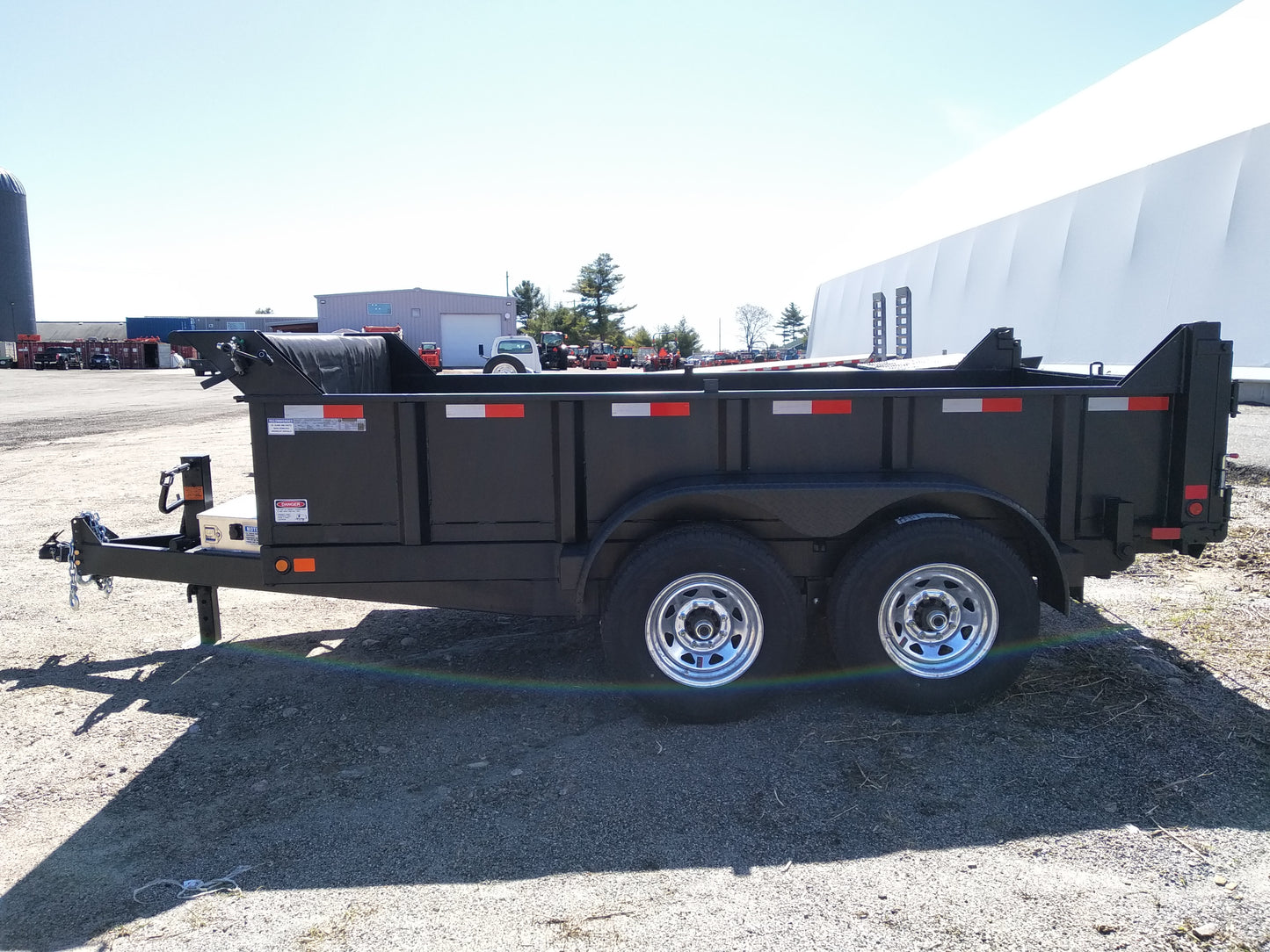 2024 CANADA TRAILERS DT6.512-14K Ramp Kit Dump Trailer 6.5x12 ft 14,000 lbs GVWR #58933