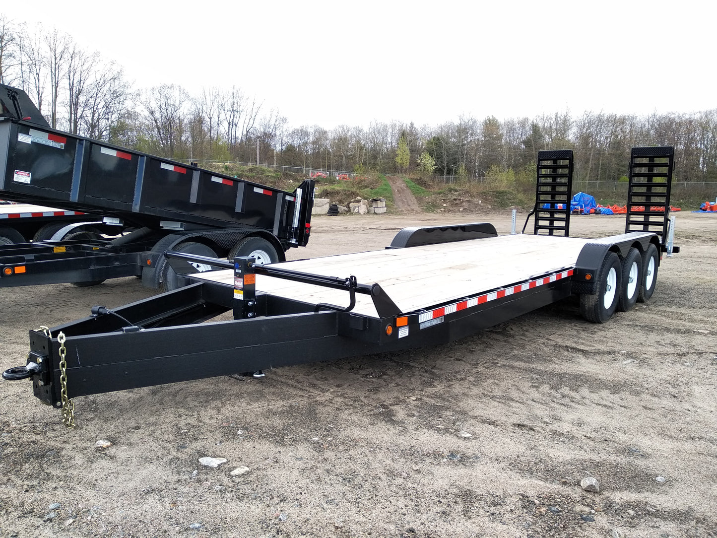 2023 CANADA TRAILERS CE724-21KTR Car Equipment Trailer 7x24ft 21000 lbs GVWR #57269