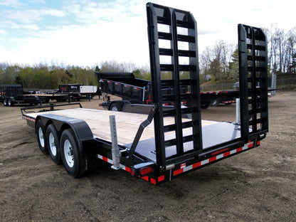 2023 CANADA TRAILERS CE724-21KTR Car Equipment Trailer 7x24ft 21000 lbs GVWR #57269