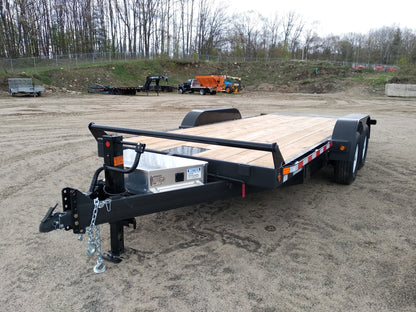 2023 CANADA TRAILERS ETL718-10K Electric Tilt Load Trailer 7x18ft 9900lbs GVWR #53921