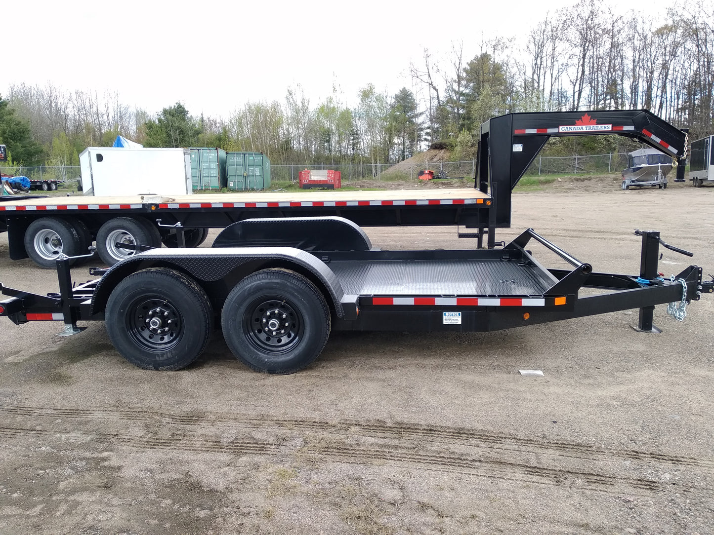 2023 CANADA TRAILERS SL714-14K Scissor Lift Trailer 7x14 ft 14000 lbs GVWR #57271