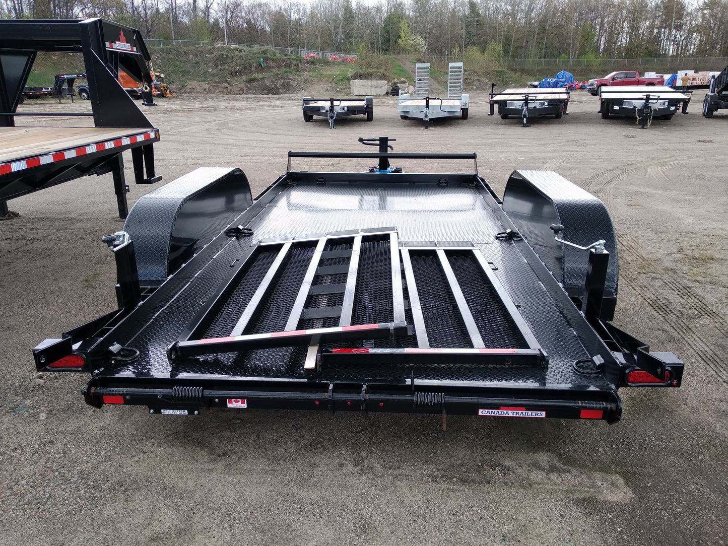 2023 CANADA TRAILERS SL714-14K Scissor Lift Trailer 7x14 ft 14000 lbs GVWR #57271