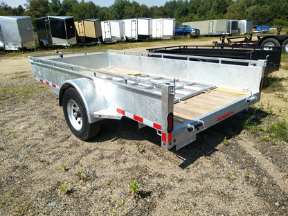 2025 CANADA TRAILERS UT612-5K STEEL SIDE UTILITY TRAILER 6X12 FT 5,200 LBS GVWR #60636