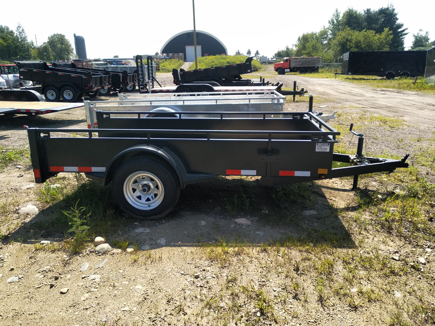 2025 CANADA TRAILERS UT510-3K STEEL SIDE UTILITY TRAILER 2,990lbs GVWR #60641