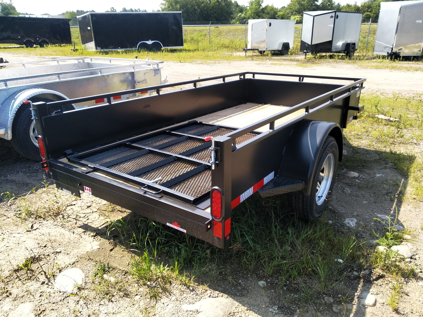 2025 CANADA TRAILERS UT510-3K STEEL SIDE UTILITY TRAILER 2,990lbs GVWR #60641