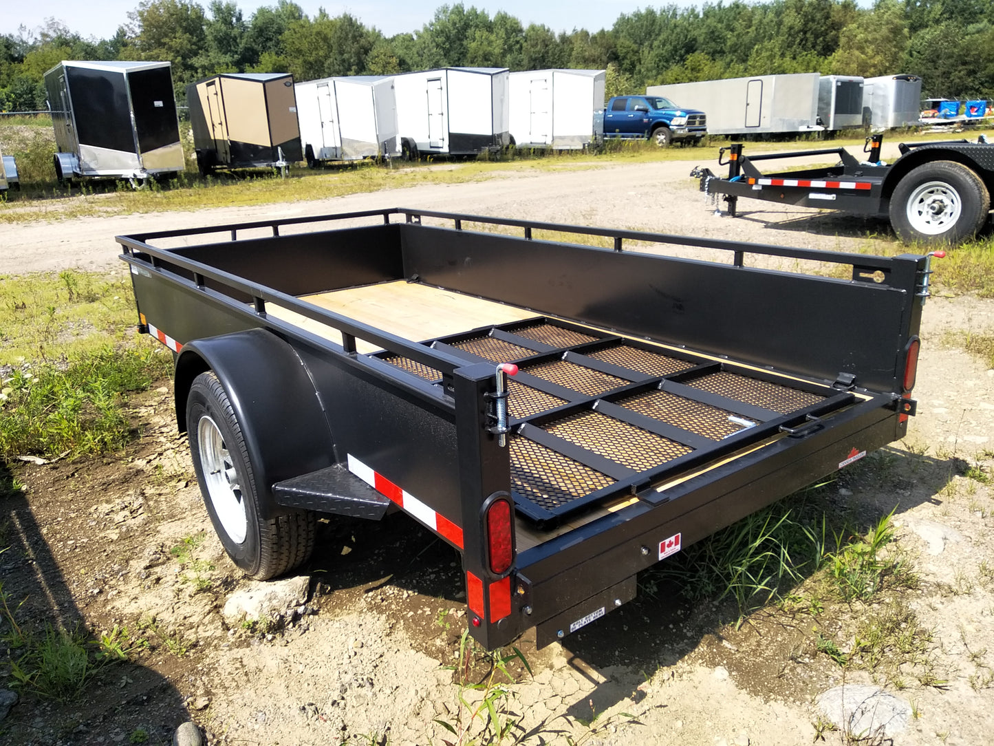 2025 CANADA TRAILERS UT510-3K STEEL SIDE UTILITY TRAILER 2,990lbs GVWR #60641