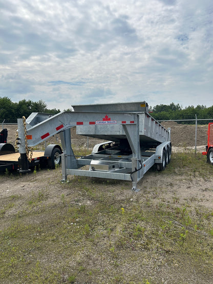 2023 CANADA TRAILERS GNDT8316-21KTR Gooseneck Dump Trailer 7x16ft 21000lbs GVWR #56729