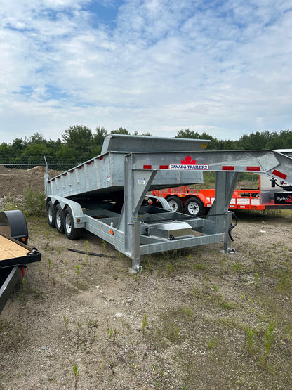 2023 CANADA TRAILERS GNDT8316-21KTR Gooseneck Dump Trailer 7x16ft 21000lbs GVWR #56729