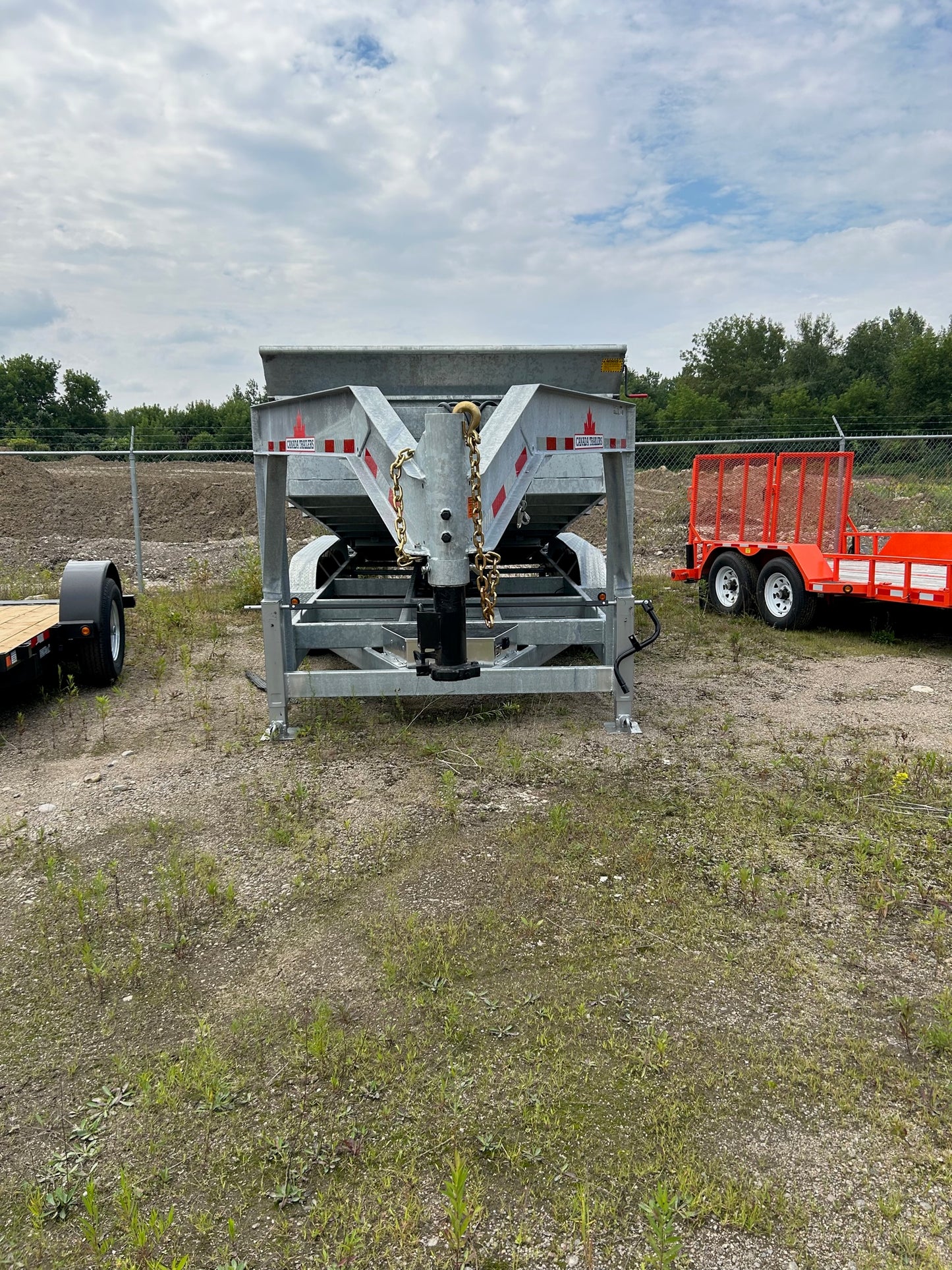 2023 CANADA TRAILERS GNDT8316-21KTR Gooseneck Dump Trailer 7x16ft 21000lbs GVWR #56729